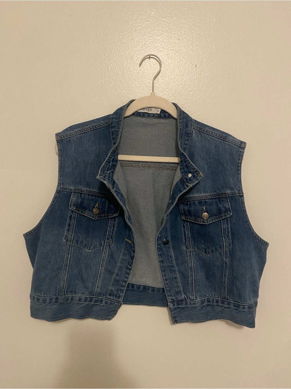 Classic Blue Denim Women's Vest - Unbranded